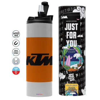 KTM, Tumbler stainless steel GREY 600ml