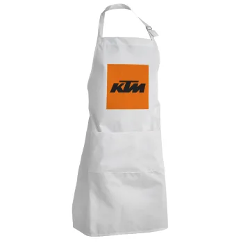 KTM, Adult Chef Apron (with sliders and 2 pockets)