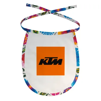 KTM, Σαλιάρα μωρού αλέκιαστη με κορδόνι Χρωματιστή