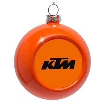 KTM, Orange Christmas tree ornament bauble 8cm