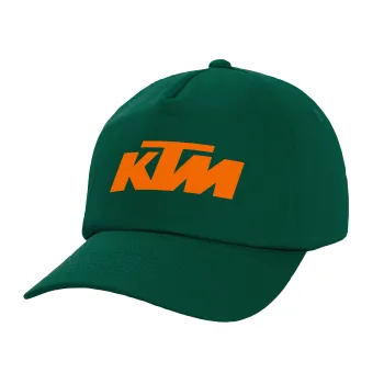 KTM, Twill Καπέλο παιδικό Bottle Green (100% ΒΑΜΒΑΚΕΡΟ, ΠΑΙΔΙΚΟ, UNISEX)