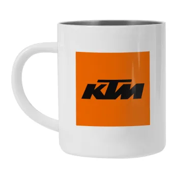 KTM, Mug Stainless steel double wall 300ml