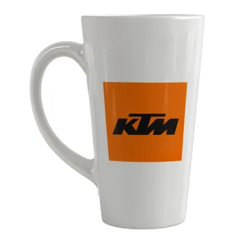KTM, Κούπα κωνική Latte Μεγάλη, κεραμική, 450ml