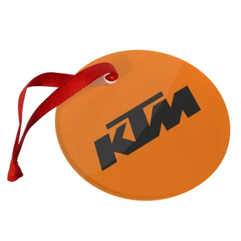 KTM, Christmas ornament glass 9cm