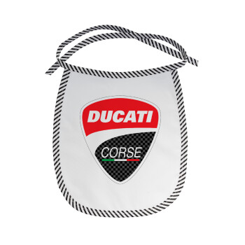 Ducati, Σαλιάρα μωρού αλέκιαστη με κορδόνι Μαύρη