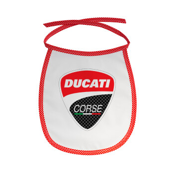 Ducati, Σαλιάρα μωρού αλέκιαστη με κορδόνι Κόκκινη