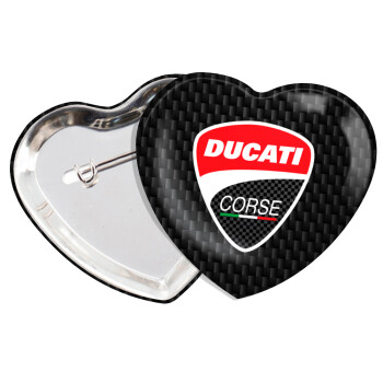 Ducati, Κονκάρδα παραμάνα καρδιά (57x52mm)