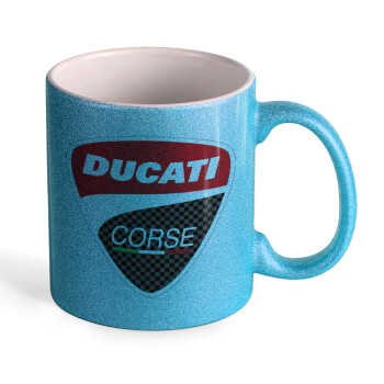 Ducati, Κούπα Σιέλ Glitter που γυαλίζει, κεραμική, 330ml