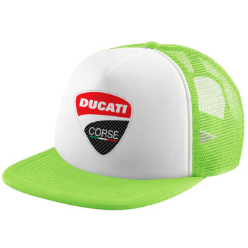 Ducati, Καπέλο Soft Trucker με Δίχτυ Πράσινο/Λευκό