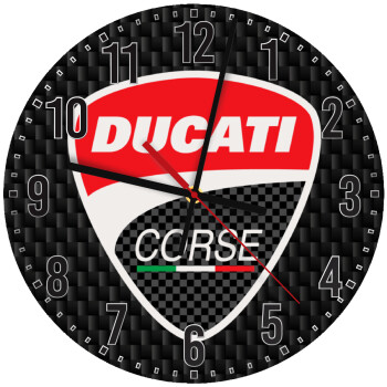 Ducati, Ρολόι τοίχου ξύλινο (30cm)