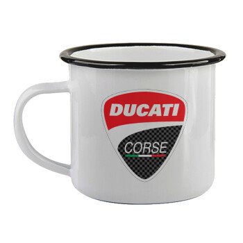 Ducati, Κούπα εμαγιέ με μαύρο χείλος 360ml