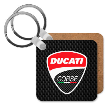 Ducati, Μπρελόκ Ξύλινο τετράγωνο MDF