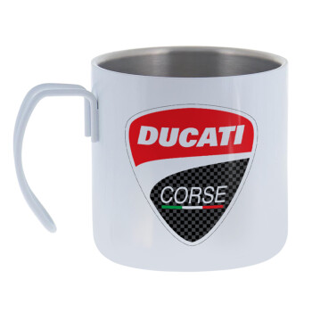 Ducati, Mug Stainless steel double wall 400ml