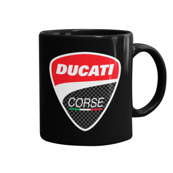 Ducati, Mug black, ceramic, 330ml