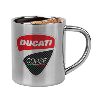 Ducati, Κουπάκι μεταλλικό διπλού τοιχώματος για espresso (220ml)