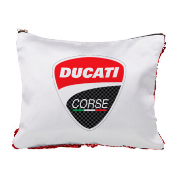 Ducati, Τσαντάκι νεσεσέρ με πούλιες (Sequin) Κόκκινο