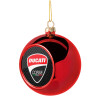 Ducati, Χριστουγεννιάτικη μπάλα δένδρου Κόκκινη 8cm