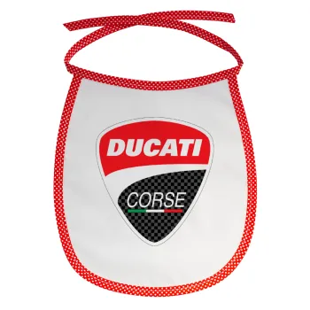Ducati, Σαλιάρα μωρού αλέκιαστη με κορδόνι Κόκκινη