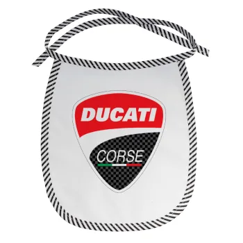 Ducati, Σαλιάρα μωρού αλέκιαστη με κορδόνι Μαύρη