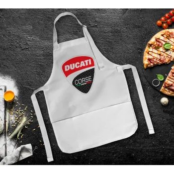 Ducati, Ποδιά Σεφ Ολόσωμη Παιδική (με ρυθμιστικά και 2 τσέπες)