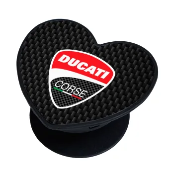 Ducati, Phone Holders Stand  καρδιά Μαύρο Βάση Στήριξης Κινητού στο Χέρι