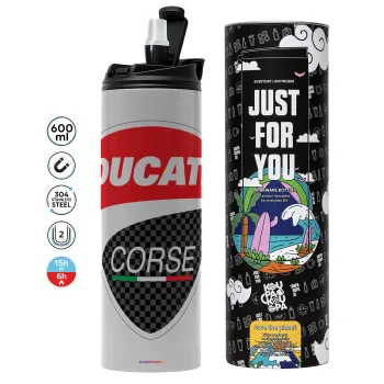 Ducati, Tumbler stainless steel GREY 600ml