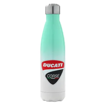 Ducati, Metal mug thermos Green/White (Stainless steel), double wall, 500ml