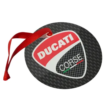Ducati, Christmas ornament glass 9cm