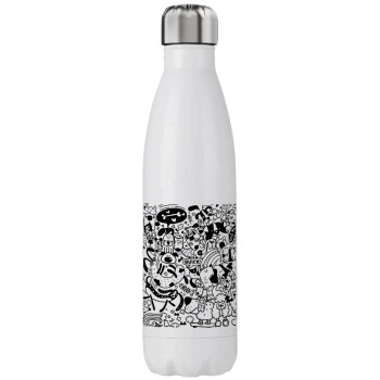 DOG pattern, Stainless steel, double-walled, 750ml