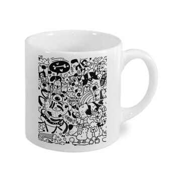 DOG pattern, Κουπάκι κεραμικό, για espresso 150ml