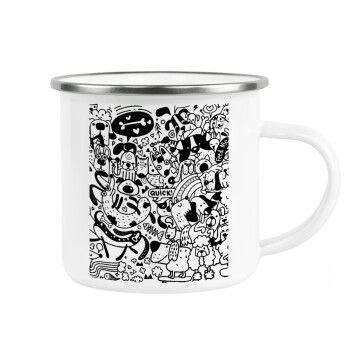 Σκυλάκια, Κούπα Μεταλλική εμαγιέ λευκη 360ml