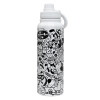 1L Stainless Steel Thermal Bottle with Phone Holder & Double Wall Insulation