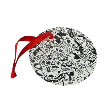 Σκυλάκια, Στολίδι Χριστουγεννιάτικο στολίδι γυάλινο 9cm