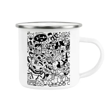 Σκυλάκια, Κούπα Μεταλλική εμαγιέ λευκη 360ml