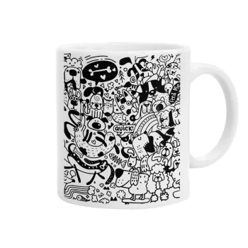 Σκυλάκια, Κούπα, κεραμική, 330ml