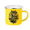Yellow Enamel Metallic Cup 360ml
