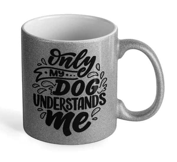 Only my DOG — Glitter Ασημένια