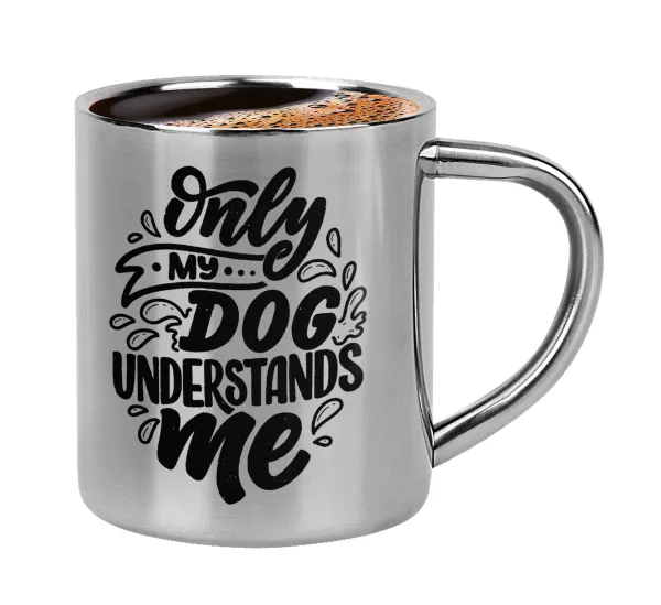 Only my DOG — Κουπάκι μεταλλικό διπλού τοιχώματος για espresso (220ml)