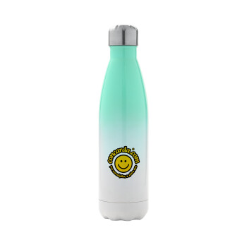 Concarda, Metal mug thermos Green/White (Stainless steel), double wall, 500ml