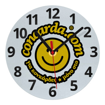 Concarda, Ρολόι τοίχου γυάλινο (20cm)