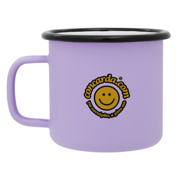 Concarda, Κούπα Μεταλλική εμαγιέ ΜΑΤ Light Pastel Purple 360ml