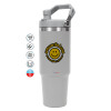 GREY color, 890ml (30oz) stainless Steel Tumbler with Handle