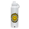 1L Stainless Steel Thermal Bottle with Phone Holder & Double Wall Insulation