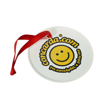 Concarda, Christmas ornament glass 9cm