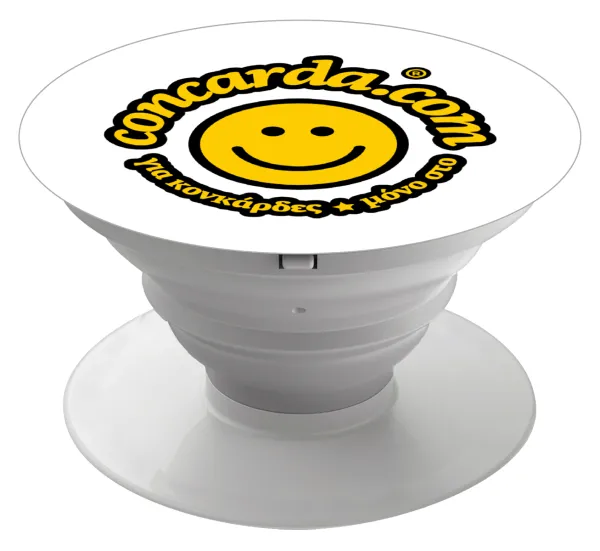 Concarda — Phone Holders Stand  White Hand-held Mobile Phone Holder