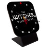 The witcher III wild hunt, Επιτραπέζιο ρολόι ξύλινο με δείκτες (10cm)