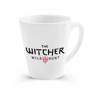 The witcher III wild hunt, Κούπα κωνική Latte Λευκή, κεραμική, 300ml