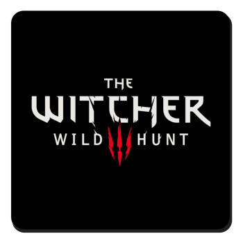 The witcher III wild hunt, Τετράγωνο μαγνητάκι ξύλινο 9x9cm