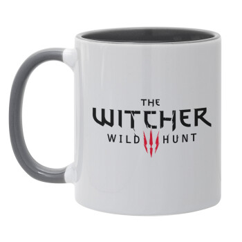 The witcher III wild hunt, Mug colored grey, ceramic, 330ml