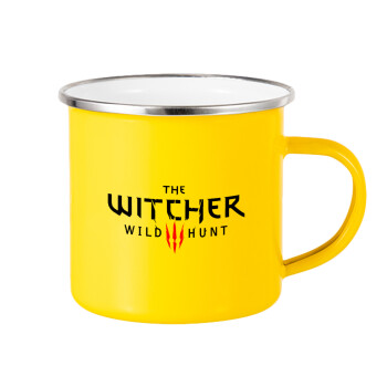 The witcher III wild hunt, Κούπα Μεταλλική εμαγιέ Κίτρινη 360ml
